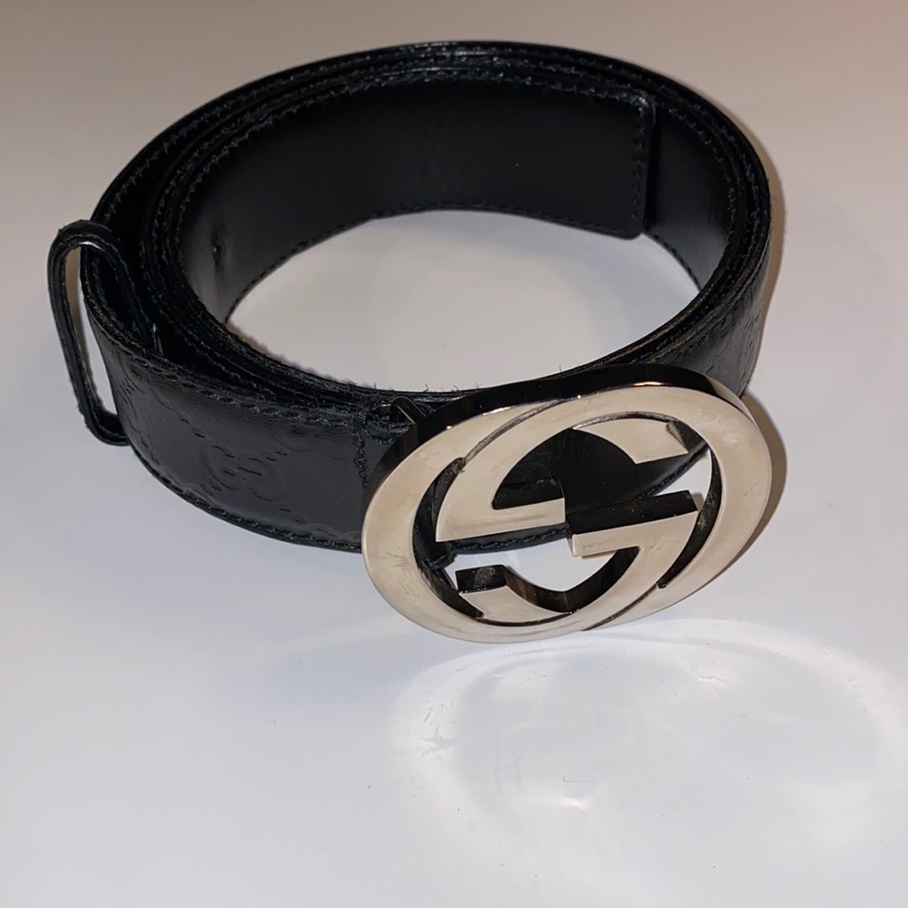 Men’s Black Gucci Belt